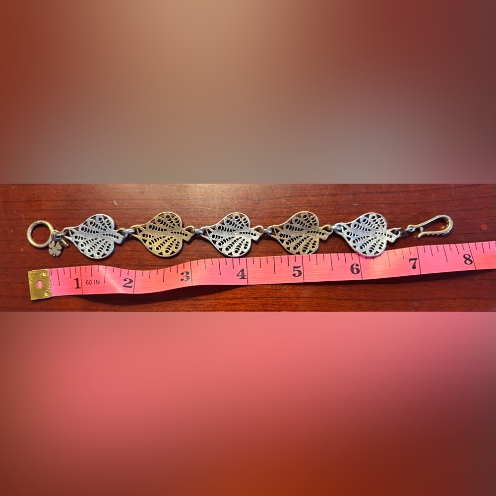 Lucky Brand Ornate Leaf Link Bracelet - Picture 6 of 6